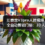 汇泰龙V3pro人脸视频全自动智能门锁：3D人脸识别，APP智控（图4）