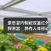 豪恩室内智能双鉴红外探测器：具有人体移动一步探测功能（图4）