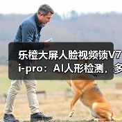 乐橙大屏人脸视频锁V7i-pro：AI人形检测，多重软硬件加密（图1）