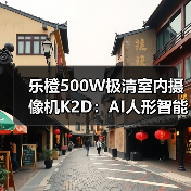 乐橙500W极清室内摄像机K2D：AI人形智能检测、声光告警（图2）