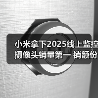 小米拿下2025线上监控摄像头销量第一 销额份额16.8%（图1）