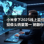 小米拿下2025线上监控摄像头销量第一 销额份额16.8%（图3）