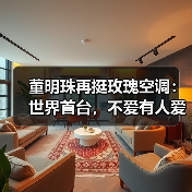 董明珠再挺玫瑰空调：世界首台，不爱有人爱！（图3）