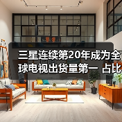 三星连续第20年成为全球电视出货量第一 占比达17%(图3) 三星连续第20年成为全球电视出货量第一 占比达17%(图3)