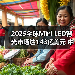 2025全球Mini LED背光市场达143亿美元 中国贡献近六成份额(图4) 2025全球Mini LED背光市场达143亿美元 中国贡献近六成份额(图4)