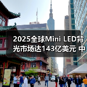2025全球Mini LED背光市场达143亿美元 中国贡献近六成份额(图1) 2025全球Mini LED背光市场达143亿美元 中国贡献近六成份额(图1)