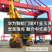 华为智能门锁X1金玉满堂版曝光 融合中式美学 贵气十足（图2）