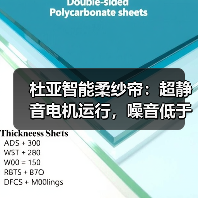杜亚智能柔纱帘：超静音电机运行，噪音低于28分贝（图1）