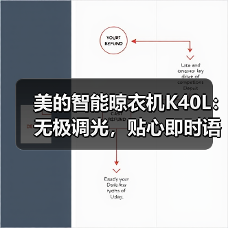 美的智能晾衣机K40L：无极调光，贴心即时语音（图1）