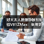好太太人脸指静脉智能锁V81ZMax：采用第四代指静脉识别技术（图3）