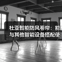 杜亚智能防风卷帘：能与其他智能设备搭配使用（图1）