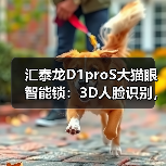 汇泰龙D1proS大猫眼智能锁：3D人脸识别，双向视频对讲（图4）