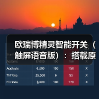 欧瑞博精灵智能开关（触屏语音版）：搭载原生物联网操作系统（图4）
