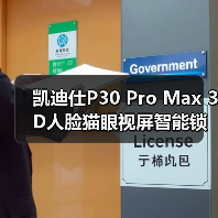 凯迪仕P30 Pro Max 3D人脸猫眼视屏智能锁：微信强提醒（图1）