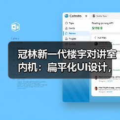 冠林新一代楼宇对讲室内机:扁平化UI设计,一键召梯(图1) 冠林新一代楼宇对讲室内机:扁平化UI设计,一键召梯(图1)