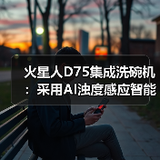 火星人D75集成洗碗机:采用AI浊度感应智能洗(图2) 火星人D75集成洗碗机:采用AI浊度感应智能洗(图2)