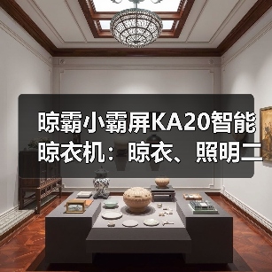 晾霸小霸屏KA20智能晾衣机:晾衣、照明二合一(图4) 晾霸小霸屏KA20智能晾衣机:晾衣、照明二合一(图4)