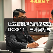 杜亚智能风光雨感应器DC8811：三叶风标式监测，精准可靠（图4）
