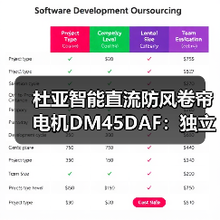 杜亚智能直流防风卷帘电机DM45DAF:独立双电子控制(图4) 杜亚智能直流防风卷帘电机DM45DAF:独立双电子控制(图4)