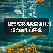 隐形晾衣机极简设计打造无痕阳台体验(图3) 隐形晾衣机极简设计打造无痕阳台体验(图3)