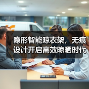 隐形智能晾衣架，无痕设计开启高效晾晒时代（图4）