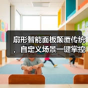 扇形智能面板颠覆传统,自定义场景一键掌控(图4) 扇形智能面板颠覆传统,自定义场景一键掌控(图4)
