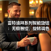 雷特迪拜系列智能旋钮：无极智控，旋转调色（图1）