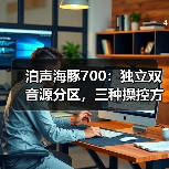 泊声海豚700:独立双音源分区,三种操控方式(图4) 泊声海豚700:独立双音源分区,三种操控方式(图4)