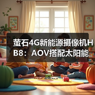 萤石4G新能源摄像机HB8：AOV搭配太阳能板持续供电（图3）