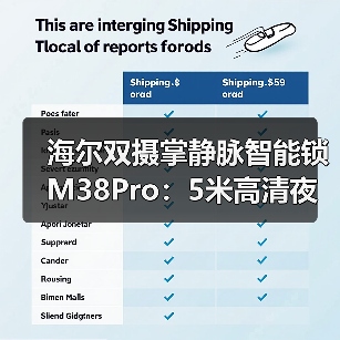 海尔双摄掌静脉智能锁M38Pro:5米高清夜视、出色画质全天在线(图2) 海尔双摄掌静脉智能锁M38Pro:5米高清夜视、出色画质全天在线(图2)