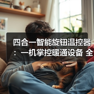 四合一智能旋钮温控器:一机掌控暖通设备 全屋恒温更便捷(图1) 四合一智能旋钮温控器:一机掌控暖通设备 全屋恒温更便捷(图1)