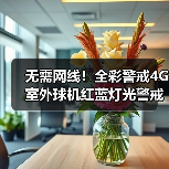 无需网线！全彩警戒4G室外球机红蓝灯光警戒提升全天候守护（图4）