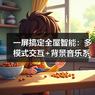 一屏搞定全屋智能:多模式交互+背景音乐系统(图2) 一屏搞定全屋智能:多模式交互+背景音乐系统(图2)