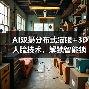 AI双摄分布式猫眼+3D人脸技术,解锁智能锁安全新体验(图3) AI双摄分布式猫眼+3D人脸技术,解锁智能锁安全新体验(图3)