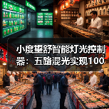 小度望舒智能灯光控制器:五路混光实现100亿种颜色亮度提升100%(图4) 小度望舒智能灯光控制器:五路混光实现100亿种颜色亮度提升100%(图4)