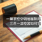 一屏掌控空调地暖新风,三合一温控器如何实现高效家居控制?(图1) 一屏掌控空调地暖新风,三合一温控器如何实现高效家居控制?(图1)