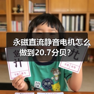 永磁直流静音电机怎么做到20.7分贝?(图3) 永磁直流静音电机怎么做到20.7分贝?(图3)